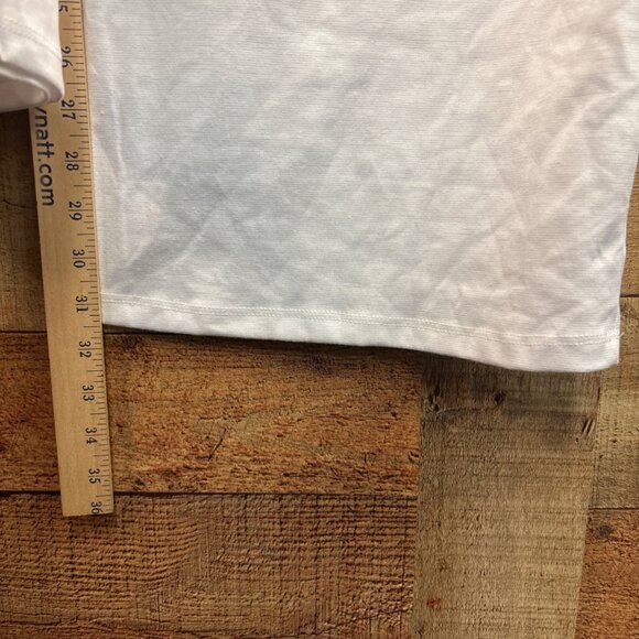 White Wide-Leg Pants With Tie Waist 1XL - Picture 2 of 5